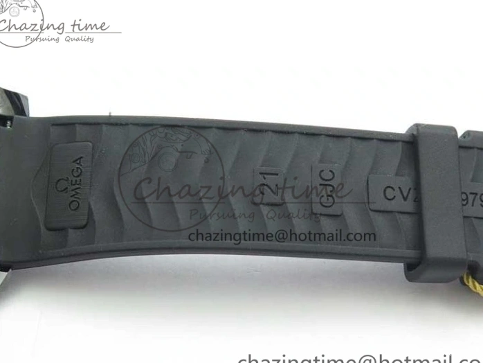 0121 Seamaster Diver 300M Real Ceramic Case VSF 1:1 Best Edition on Black Rubber Strap A8806 (Free Nato) SunProtective 7935